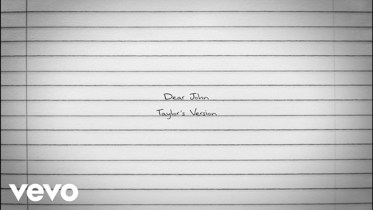 Taylor Swift - Dear John (Taylor