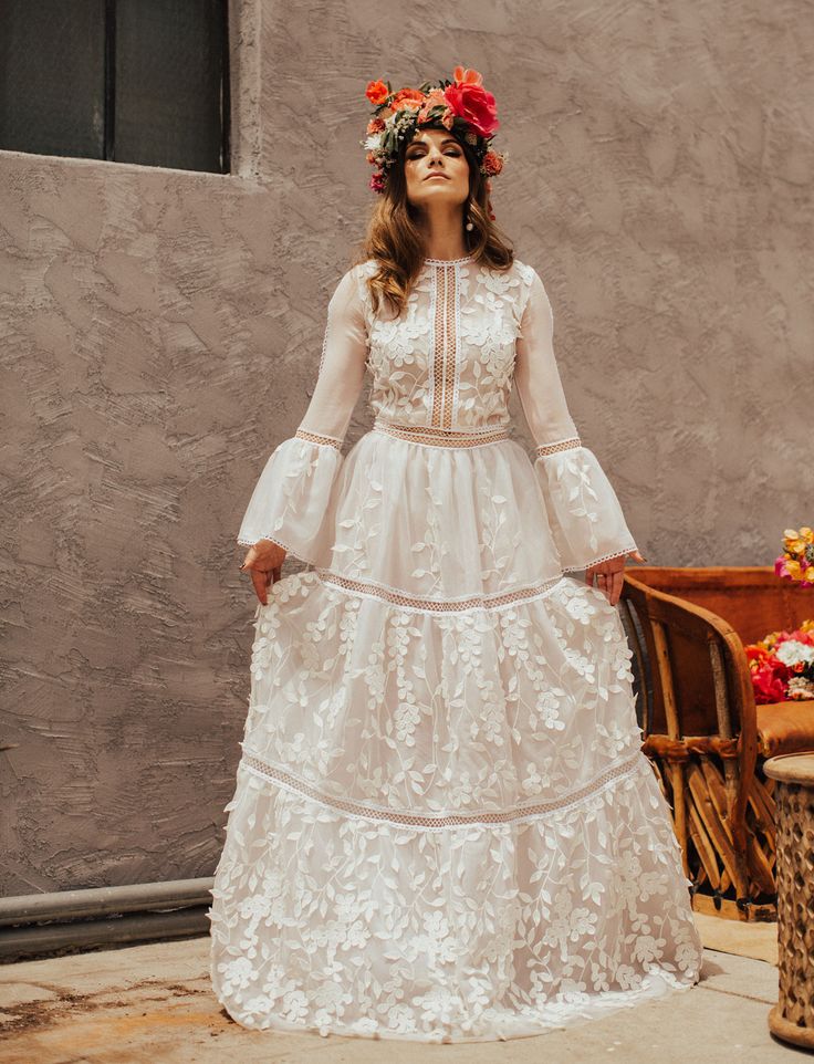 Lace Mexican Bridal Gown
