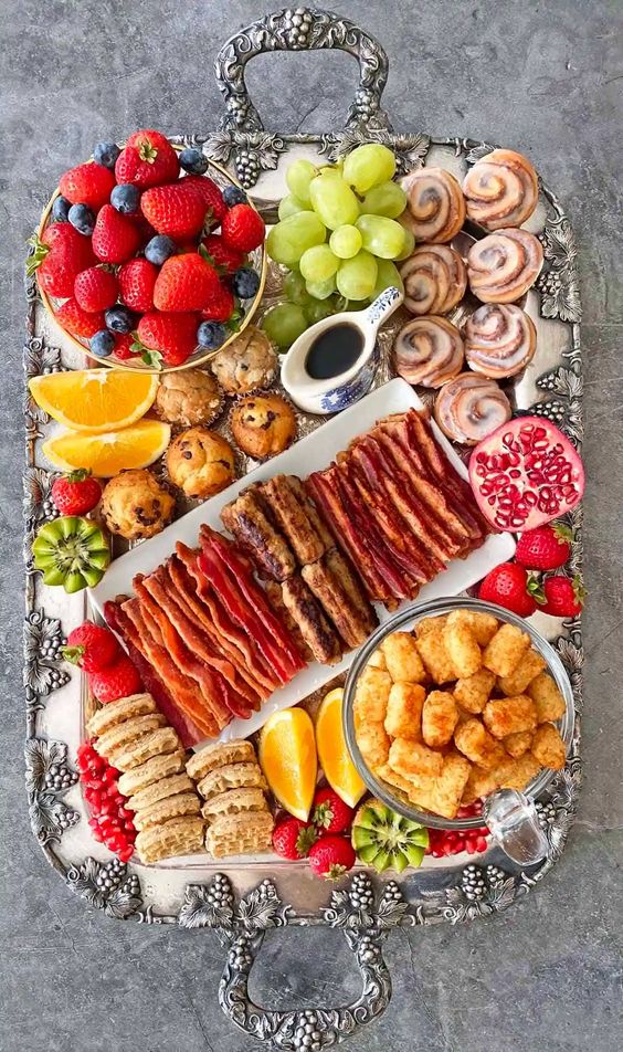 Charcuterie Board for Thanksgiving Brunch