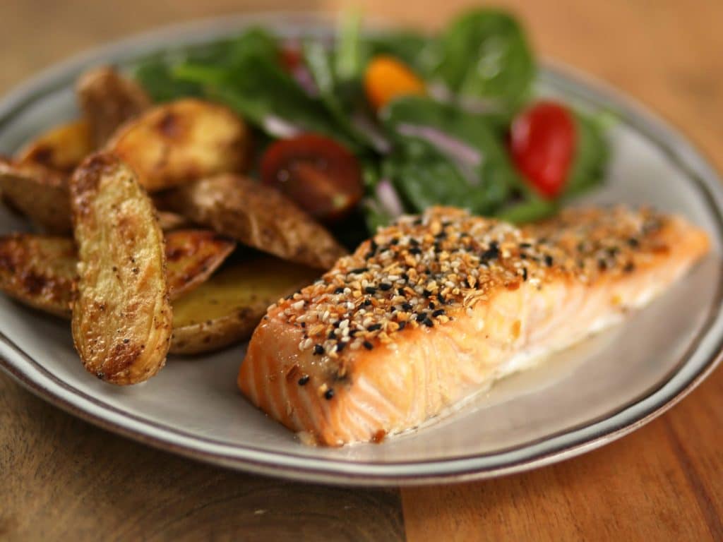 Everything Bagel Seared Salmon