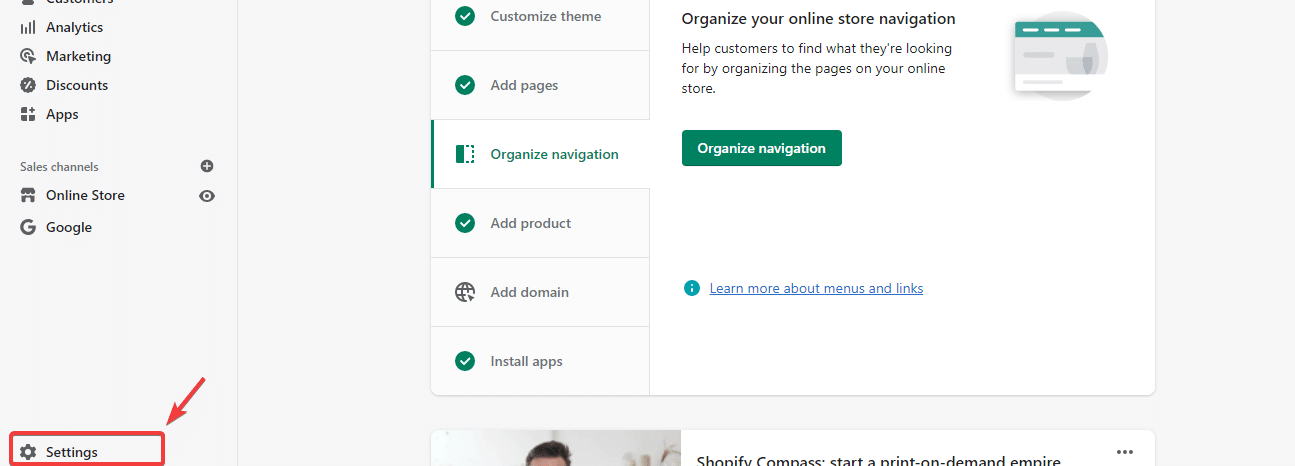 Set Up Payment and Shipping Options