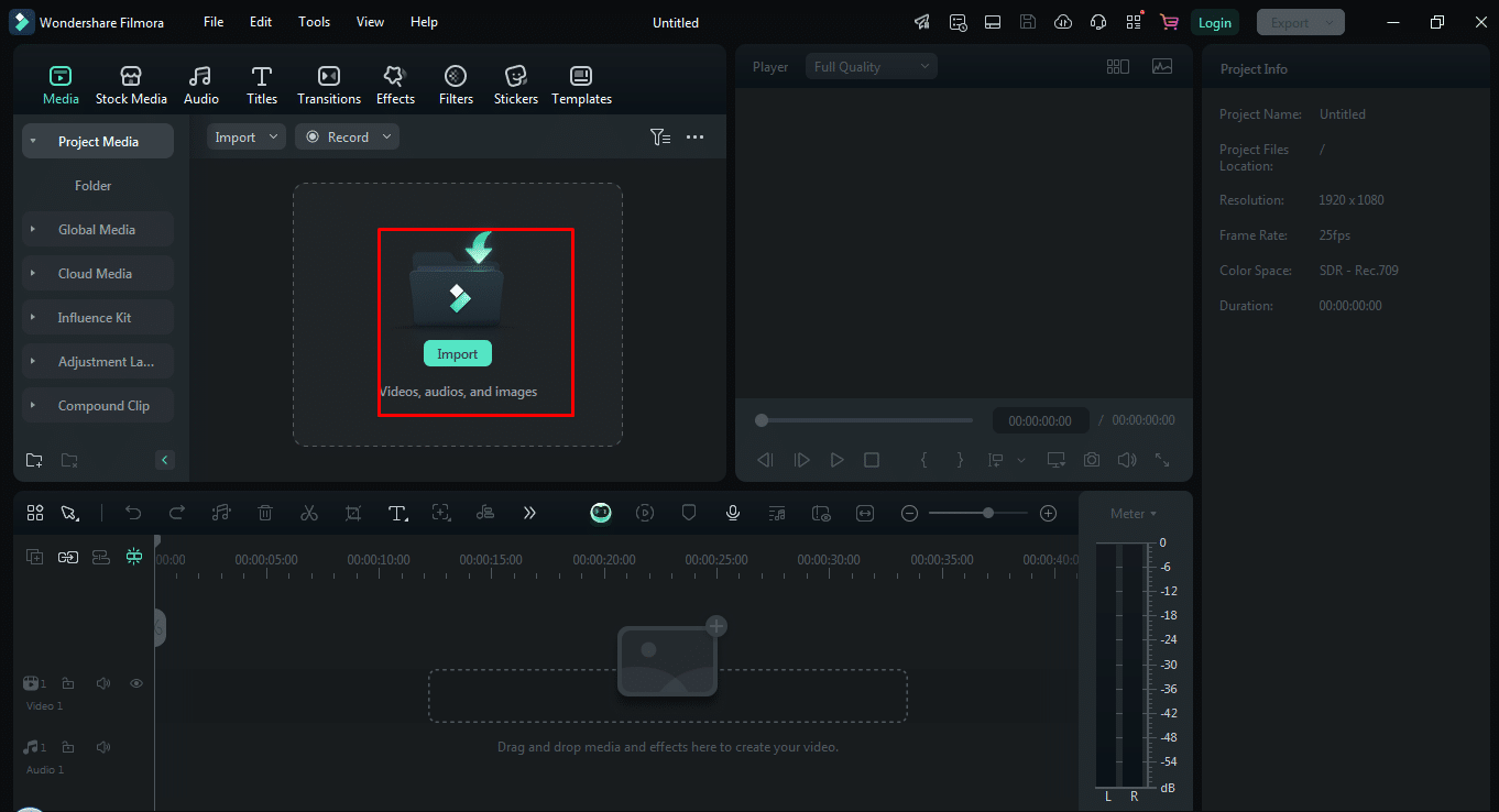 import media files