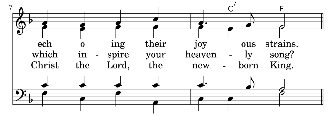 Chords of Angels We Have Heard on High