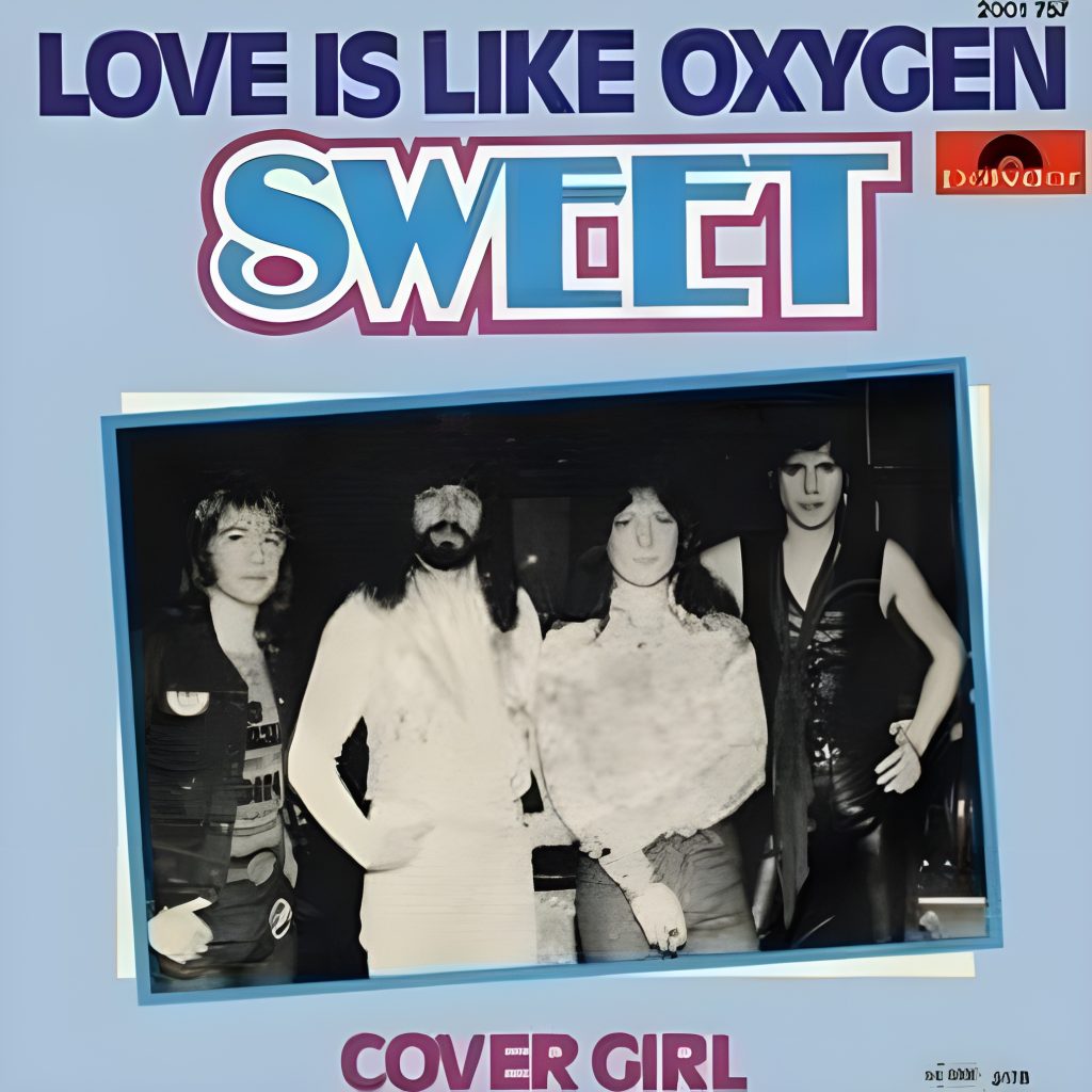 Glam Rock Song Love Is Like Oxygen Lyrics by Sweet