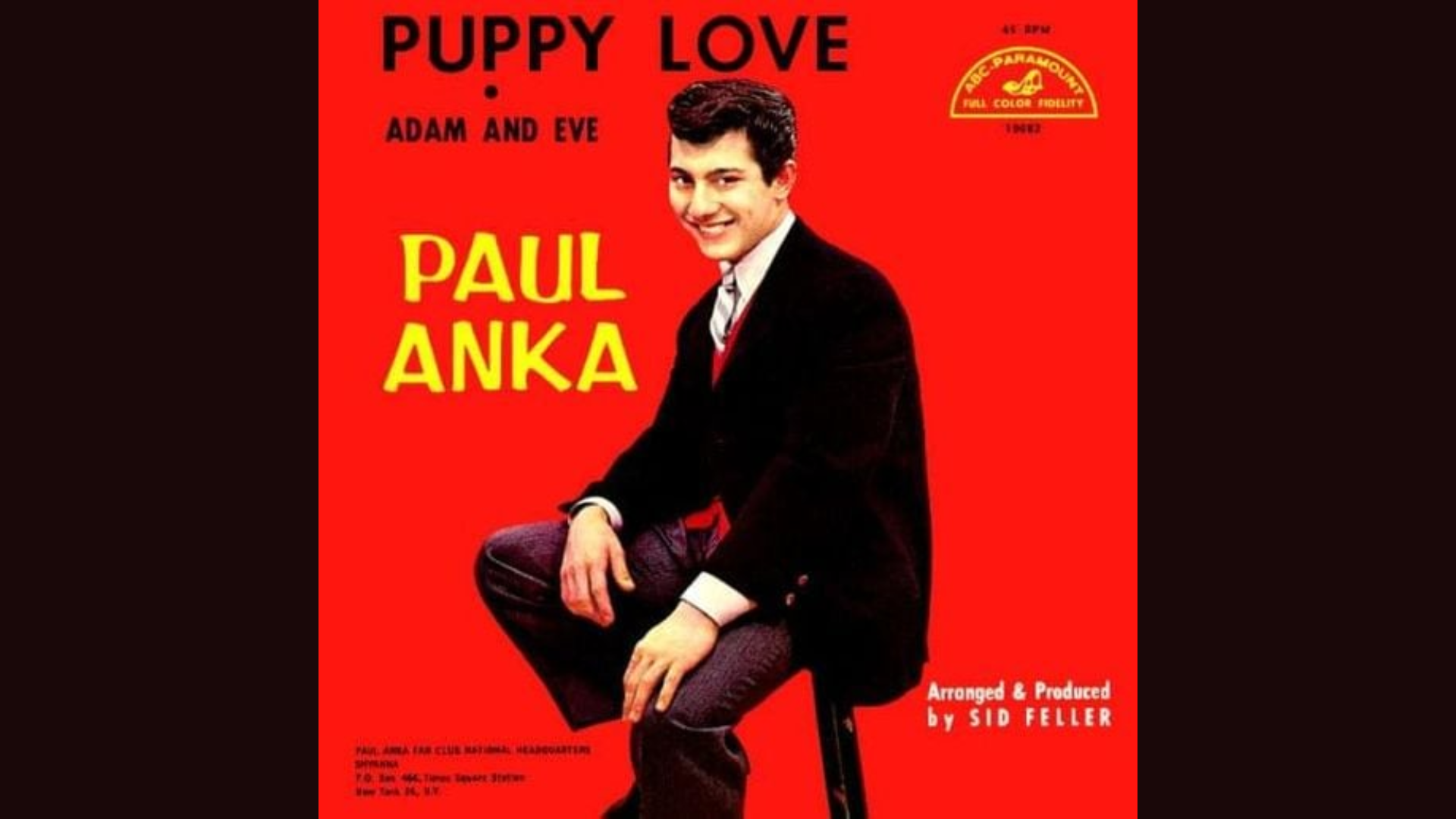 Puppy Love by Paul Anka