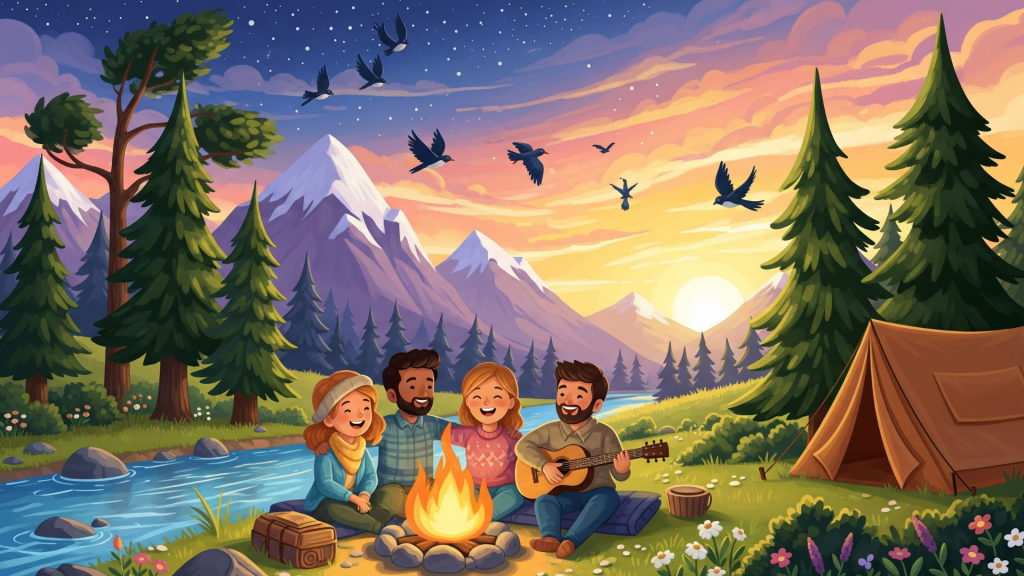 Read the Lyrics of I Love The Mountains