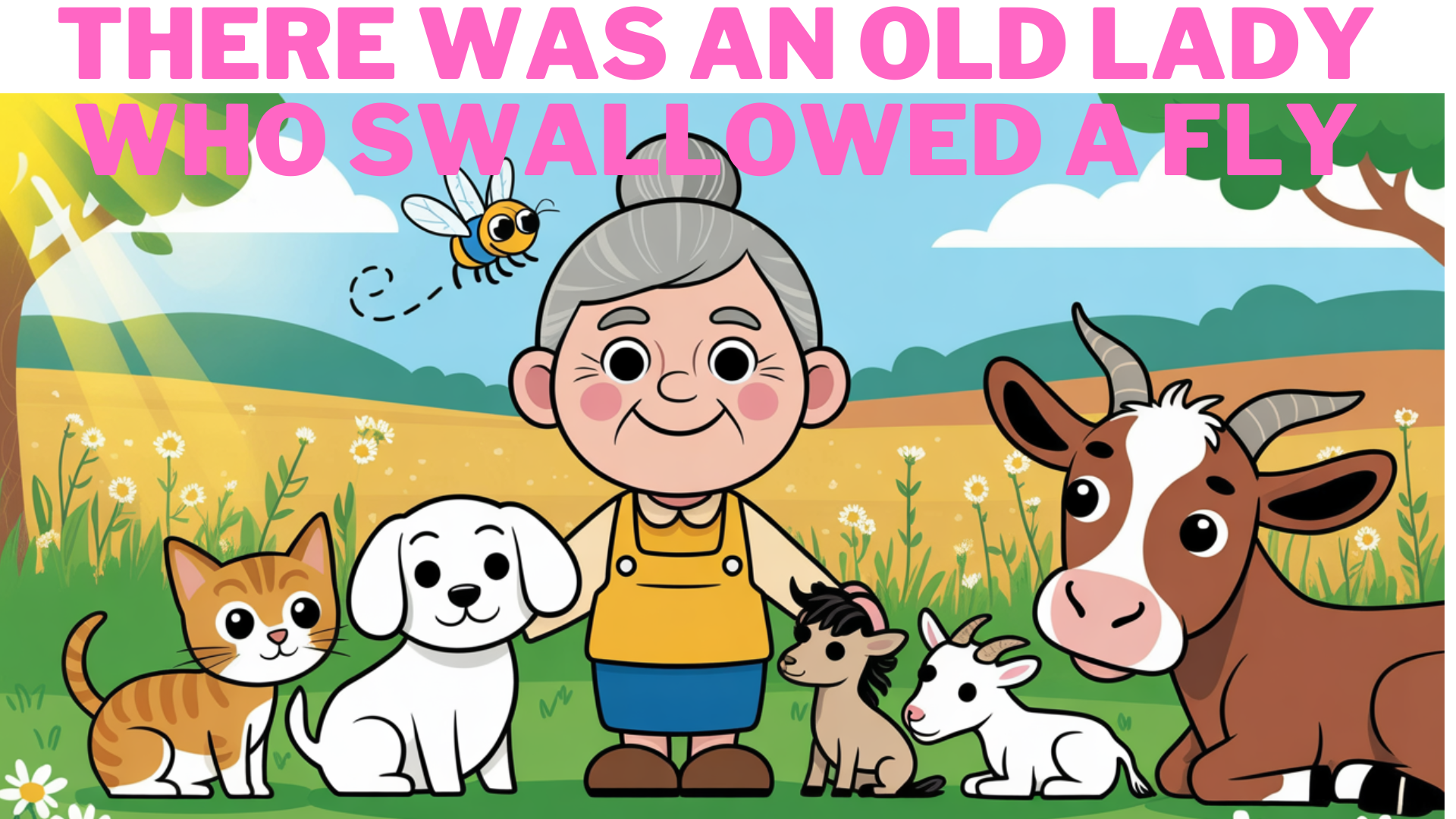 There Was An Old Lady Who Swallowed A Fly Lyrics