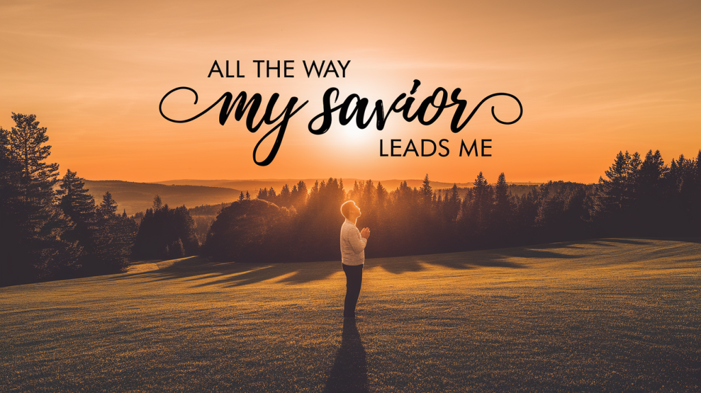 all the way my savior leads me lyric
