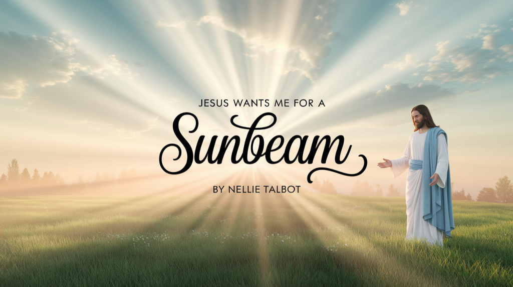 jesus wants me for a sunbeam lyric
