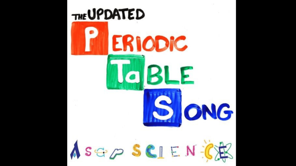 the periodic table song lyrics