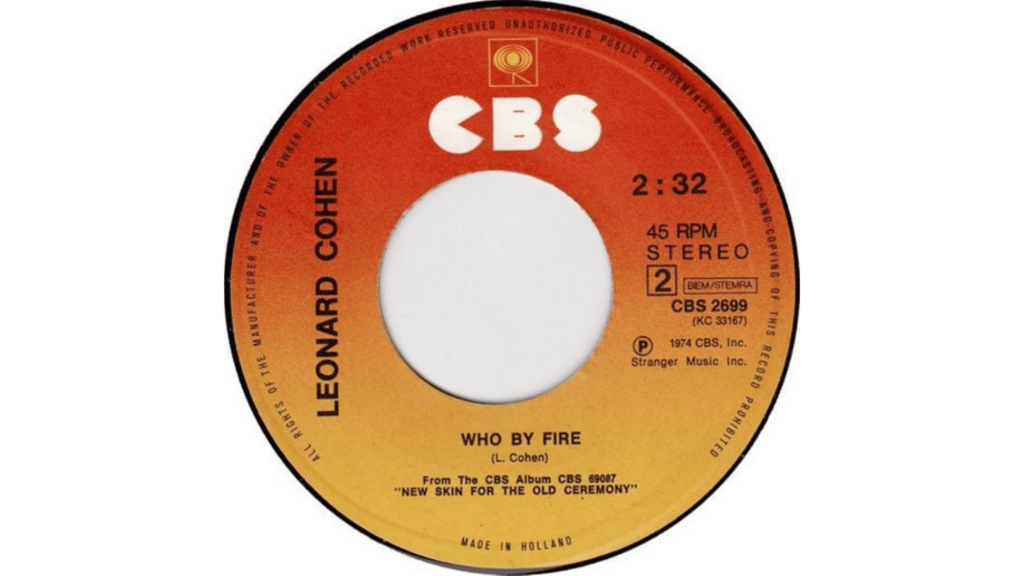 who by fire lyrics