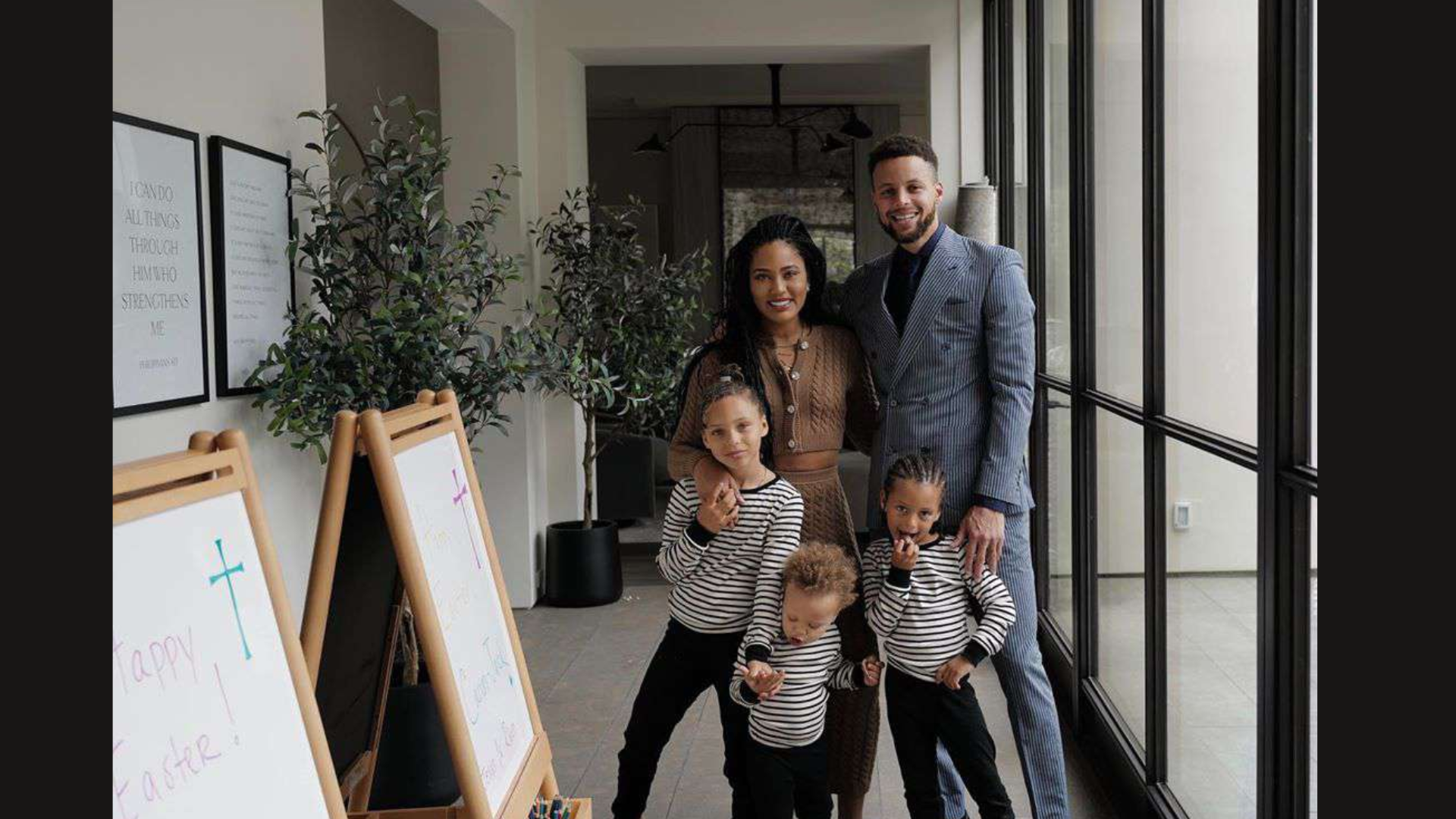 STEPHEN CURRY WITH FAMILY