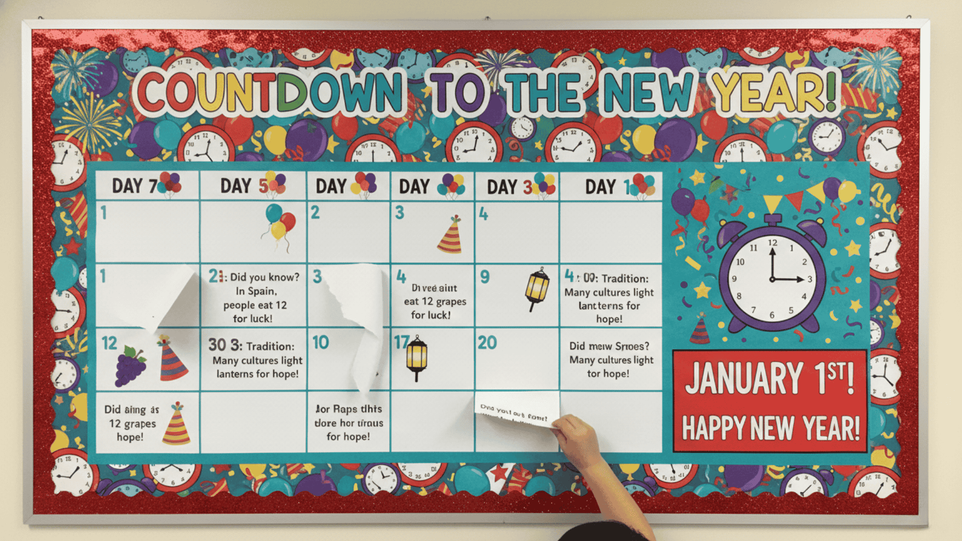 Countdown to the New Year Display