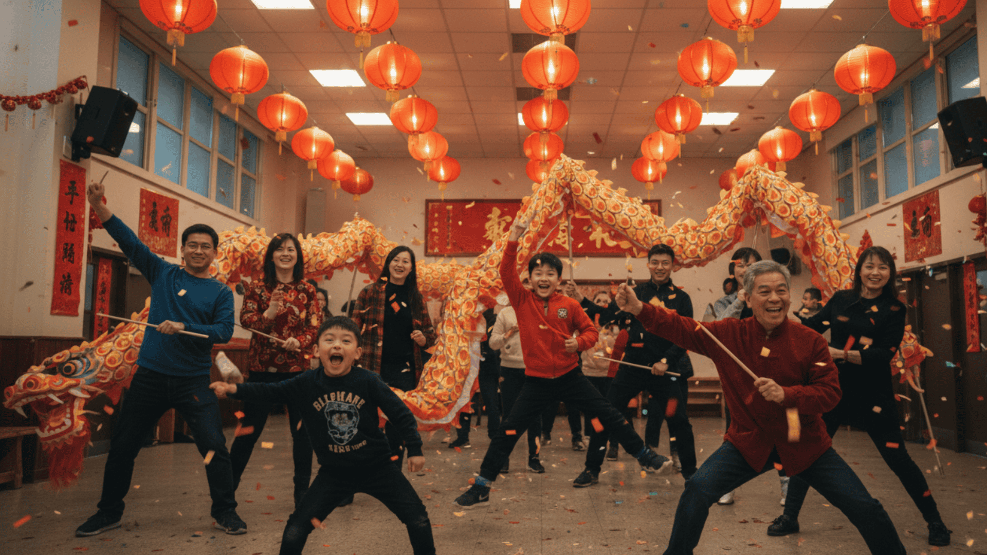 Dragon Dance Freeze Game