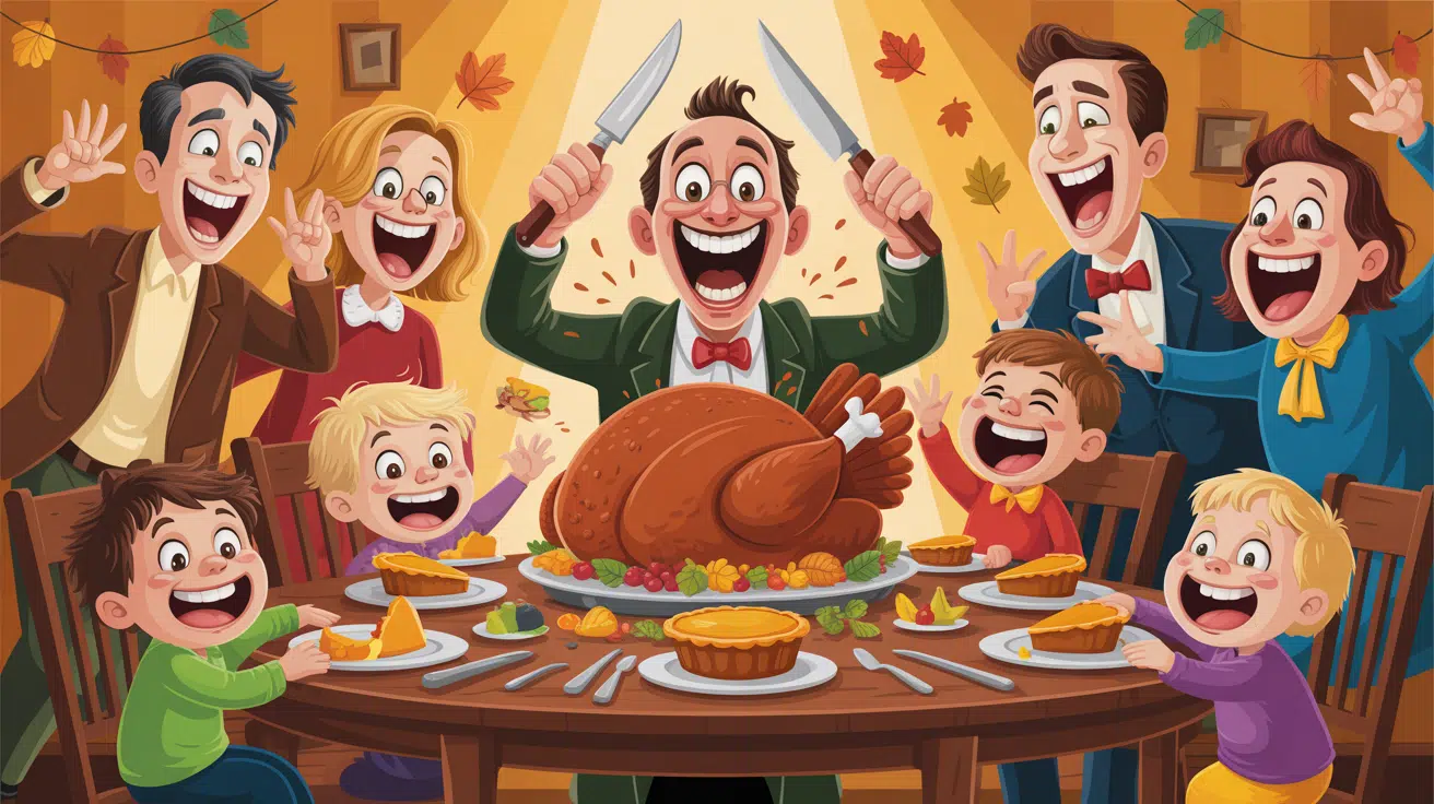 Funny and Lighthearted Thanksgiving Blessings