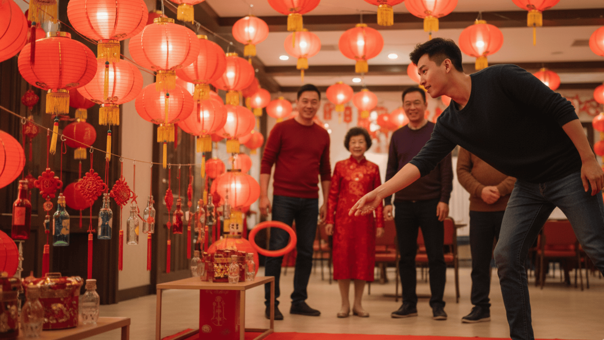 Lantern Ring Toss Game