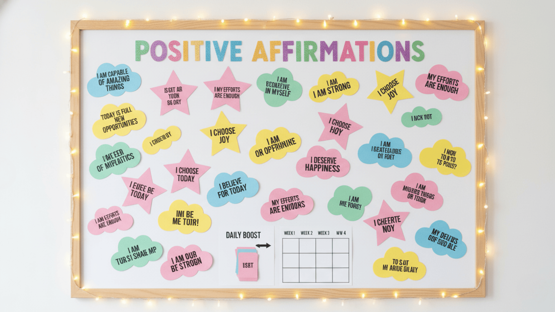 Positive Affirmations Board