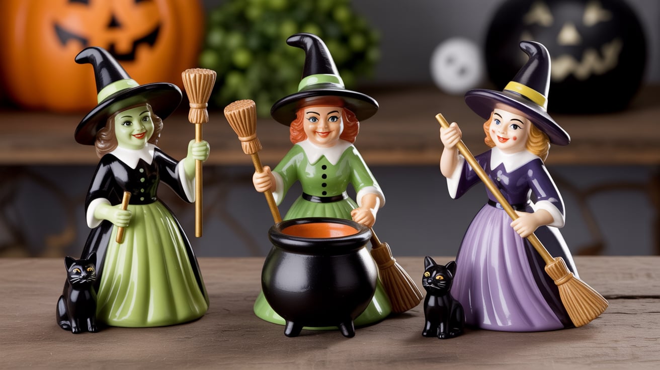 Antique-Witch-Figurines