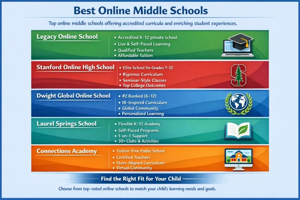 Best Online Middle Schools