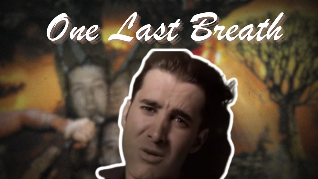Creed One Last Breath thumbnail featuring singer with emotional expression and blurred background