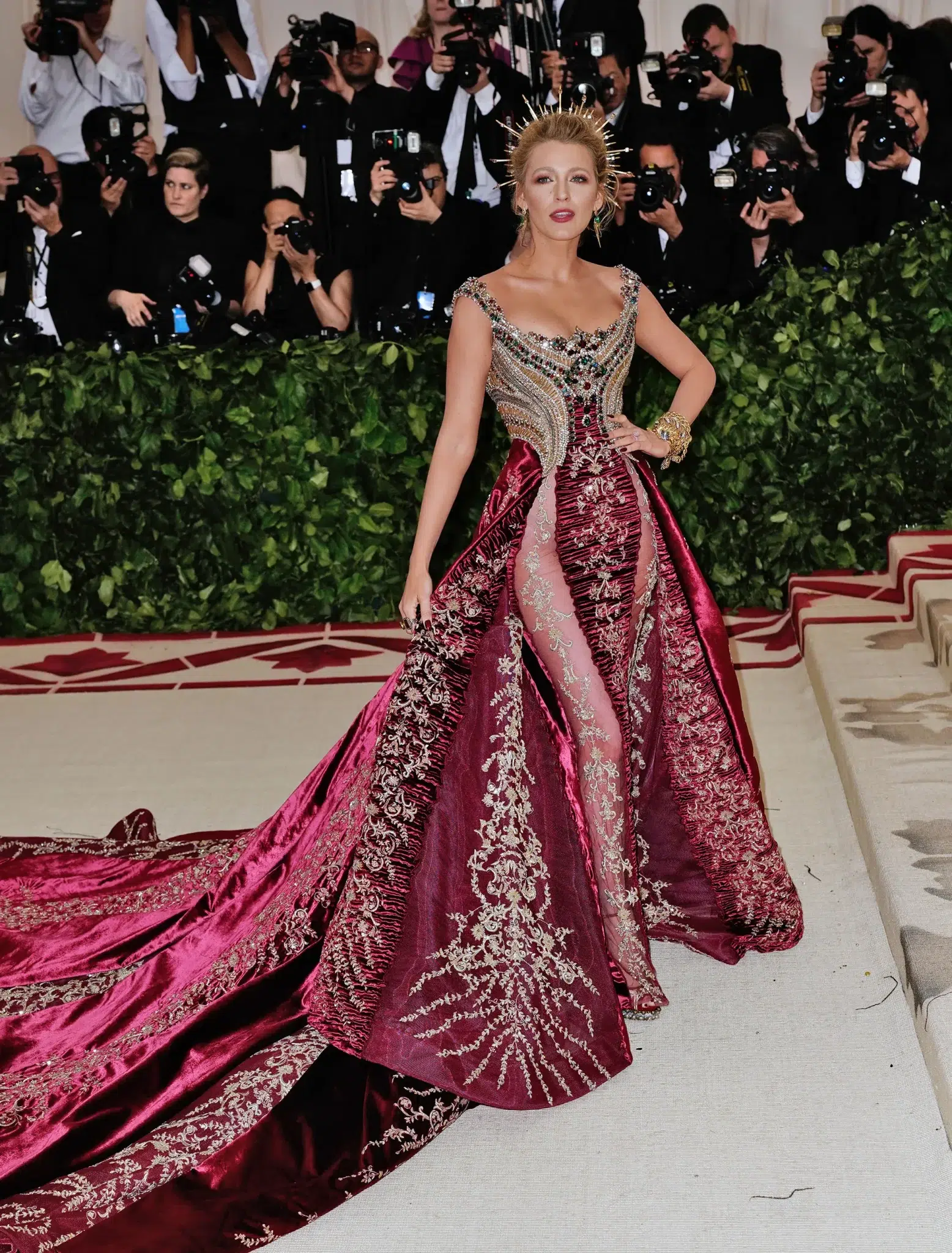 Blake Lively’s Versace Dress at Met Gala 2018