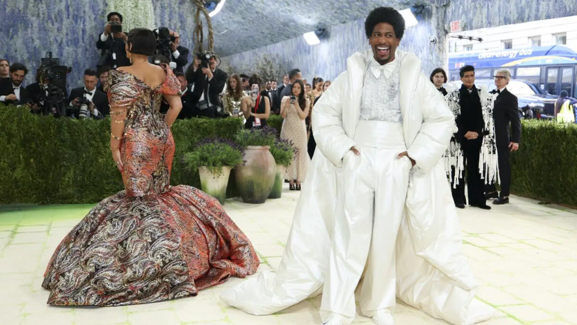 Jon Batiste in a ERL suit