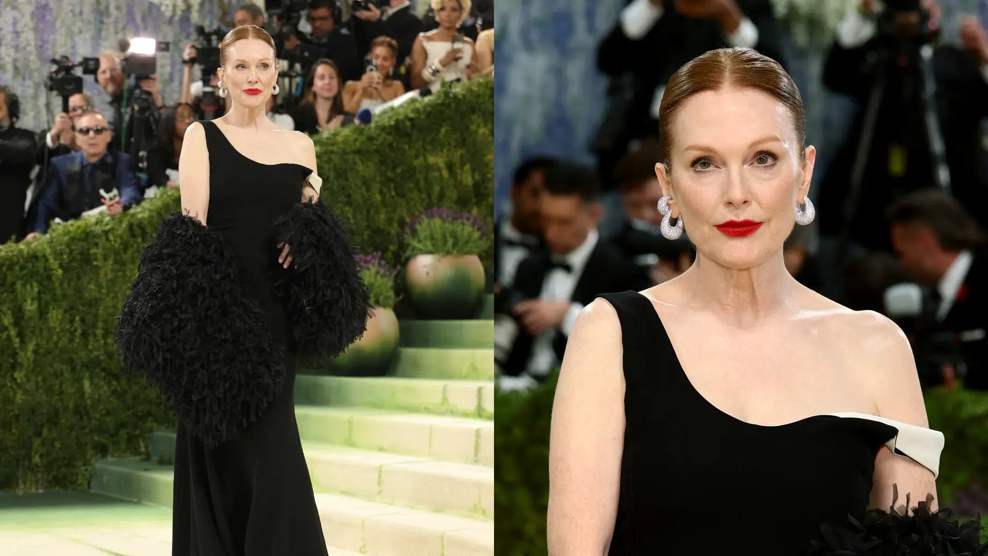 Julianne in a Chanel gown