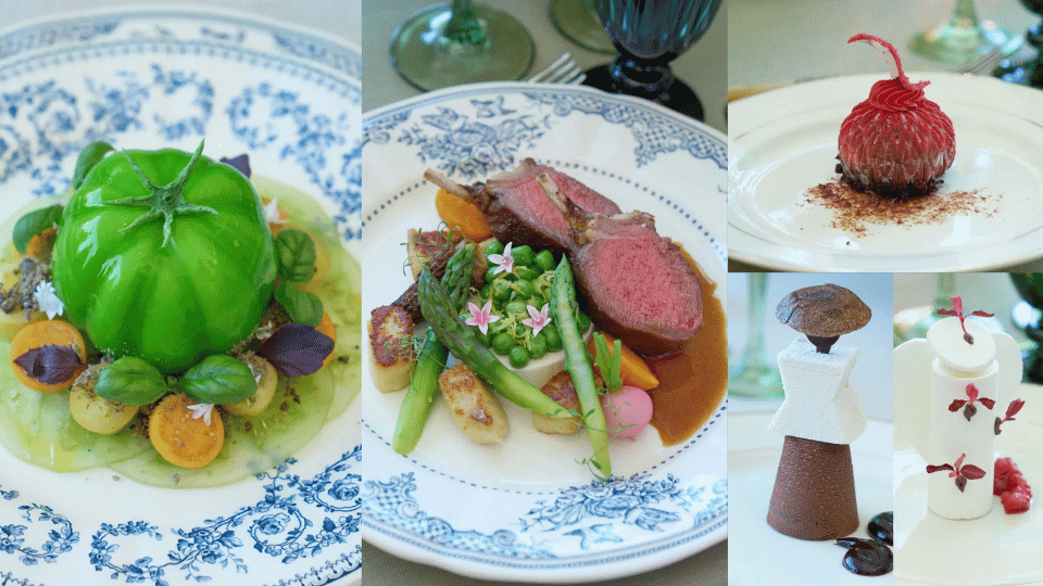 three course meal at the met 2026 where food was inspired by fashion and art silhouette