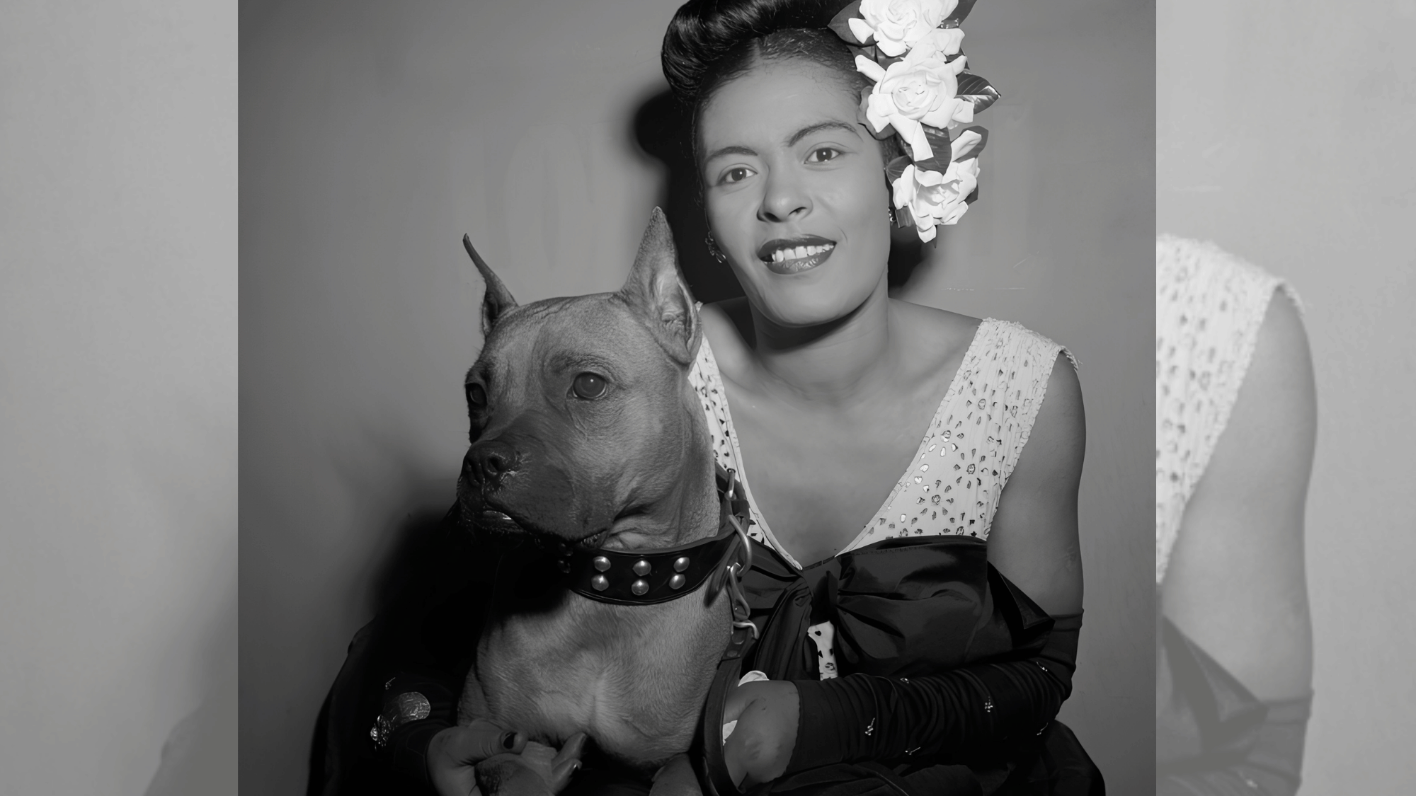 women-posing-with-dog png