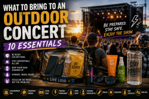 What to Bring to an Outdoor Concert: 10 Essentials