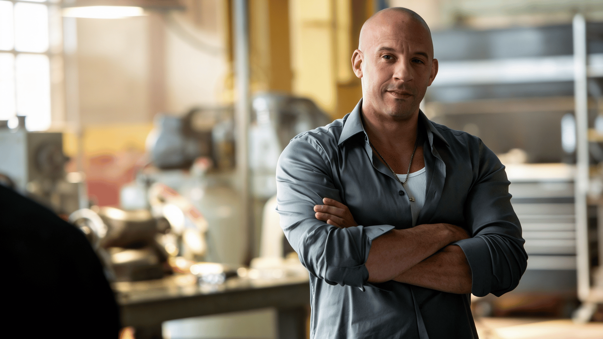 actor vin diesel portrait