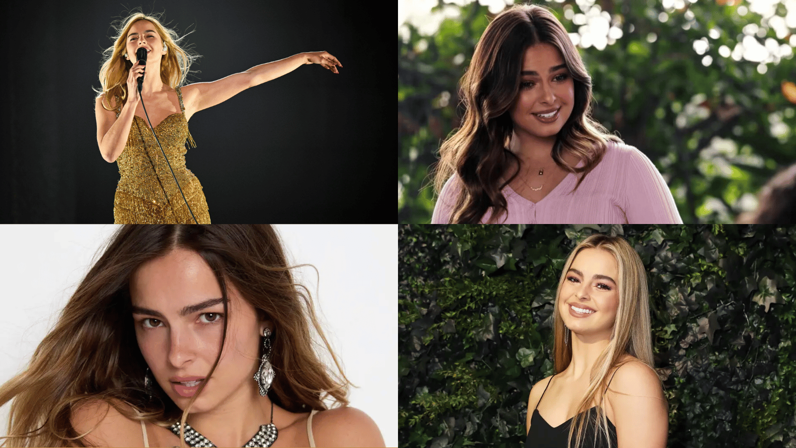 addison rae collage with celebrity portraits and us dollar bills background showing influencer wealth and fame