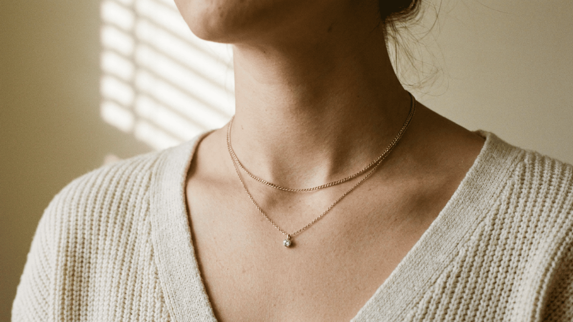 necklaces into an effortlessly put-together look without trying too hard