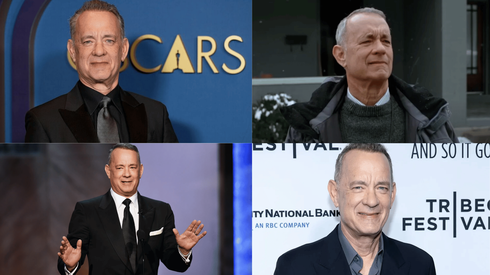 tom hanks at award events and public appearances, showcasing his successful acting career and public image reputation