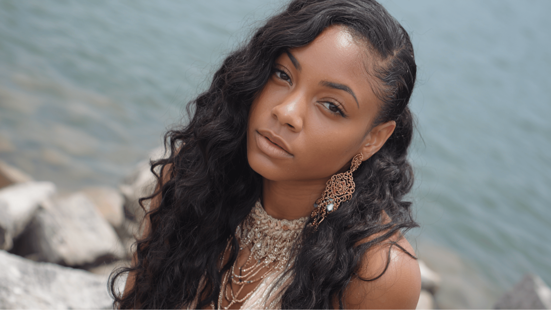 loose wave sew-in with relaxed waves and effortless natural texture