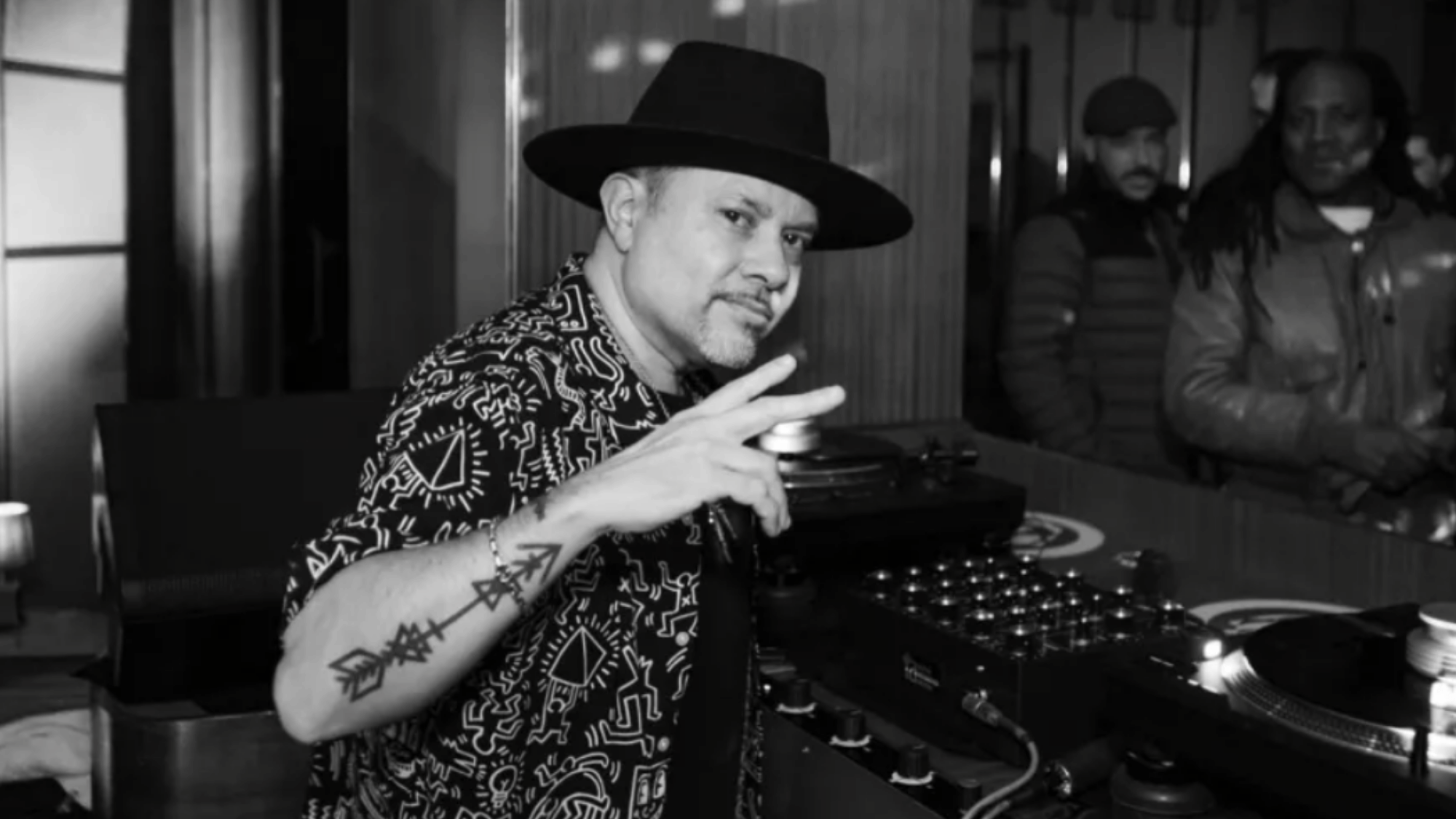 Louie Vega DJing as part of Masters at Work, one of the most influential house music duos of the 1990s.