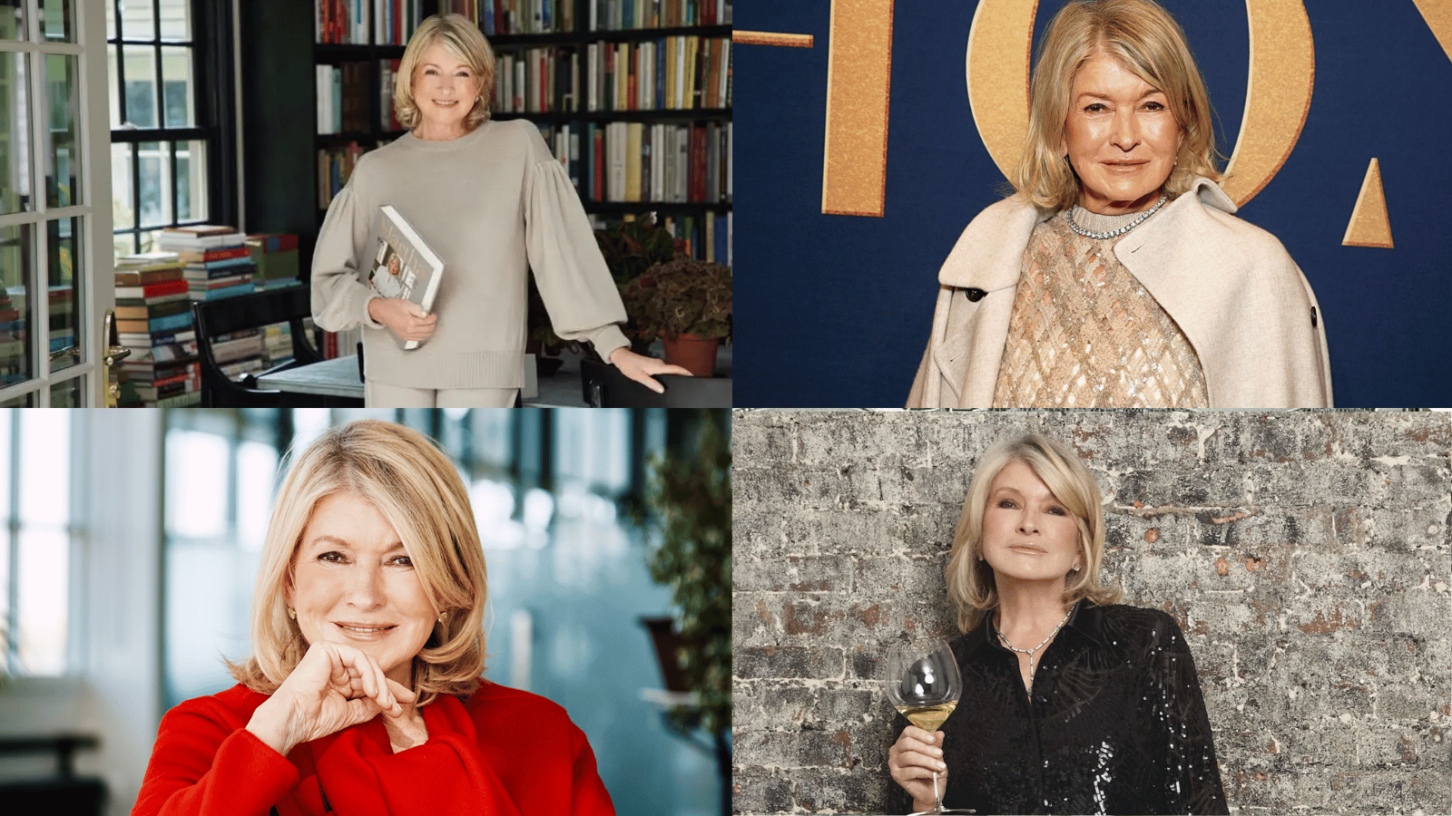 martha stewart income sources breakdown including media publishing and brand partnerships illustration concept