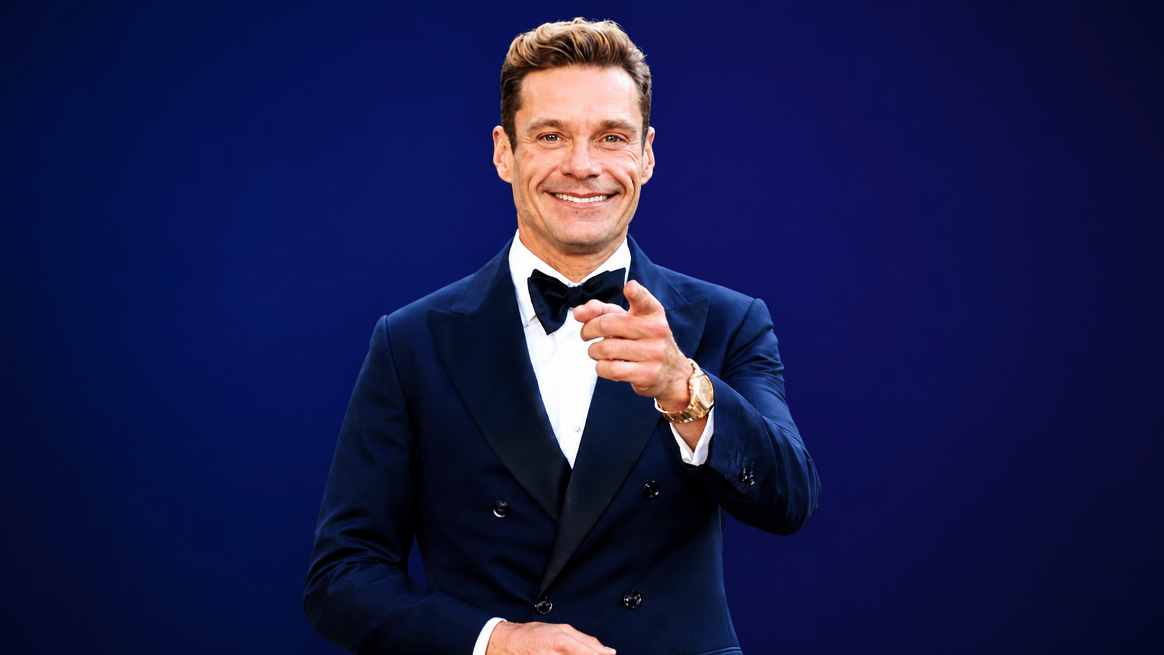 Ryan Seacrest showcasing personal brand power and professional image, highlighting media influence and success
