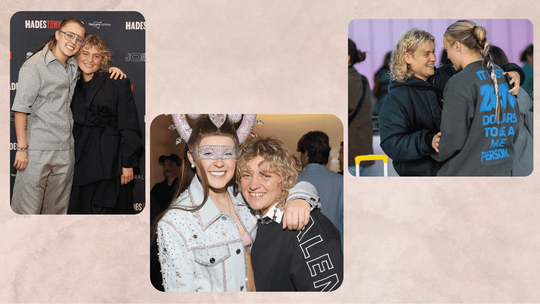 jojo siwa and kath ebbs sharing affectionate moments together during public appearances before their breakup