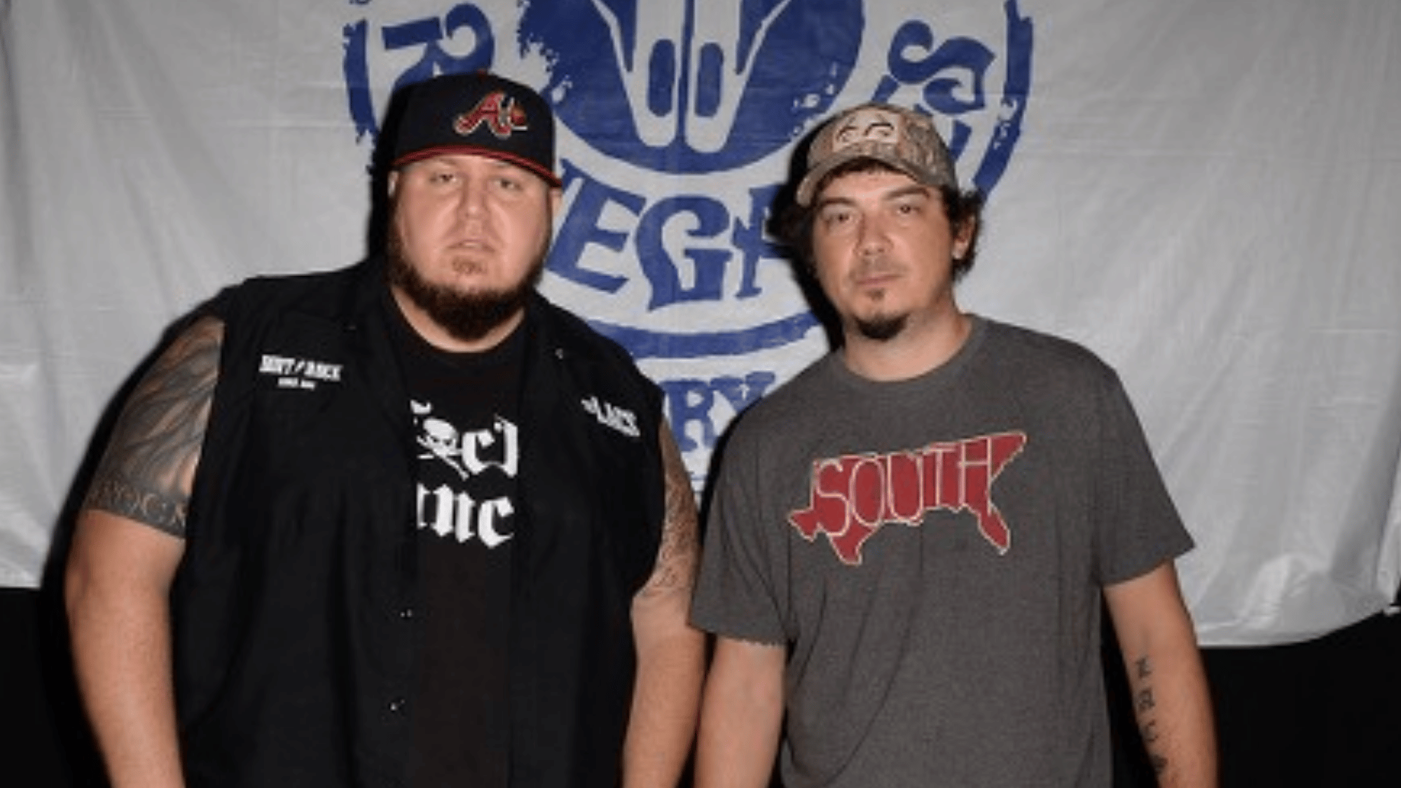 the lacs members clay sharpe and brian king posing together in casual clothing at a <echighlighted><echighlighted><echighlighted><echighlighted><echighlighted><echighlighted><echighlighted><echighlighted><echighlighted><echighlighted><echighlighted><echighlighted><echighlighted><echighlighted><echighlighted><echighlighted>country rap</echighlighted></echighlighted></echighlighted></echighlighted></echighlighted></echighlighted></echighlighted></echighlighted></echighlighted></echighlighted></echighlighted></echighlighted></echighlighted></echighlighted></echighlighted></echighlighted> event