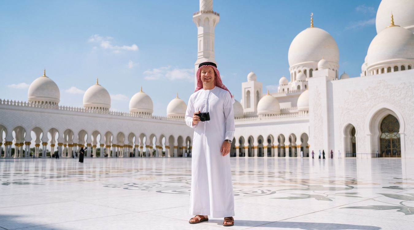 Best Choice for Men Visiting UAE - The Emirati Kandura
