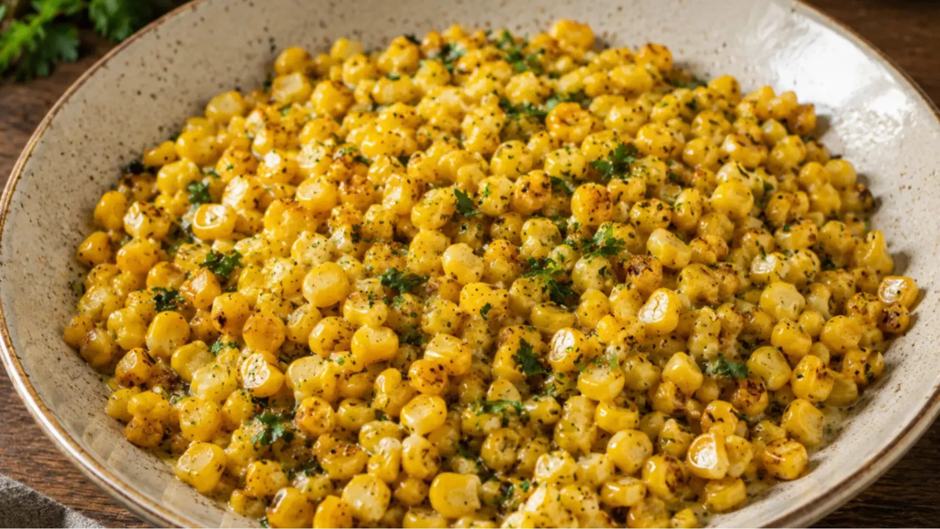 herb butter corn recipe made with fresh summer veggies like sweet corn for an easy buttery side dish