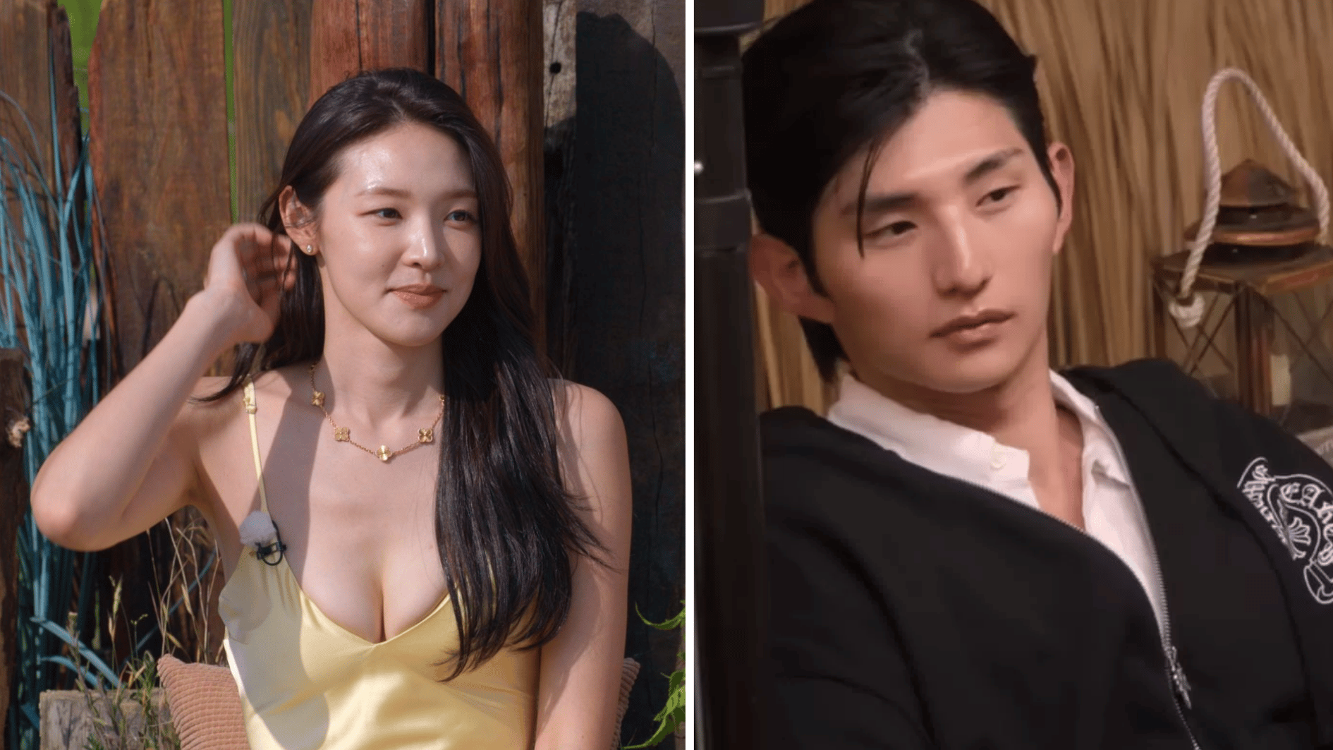 choi mina sue and lee sung-hun (samuel lee) in singles inferno season 5