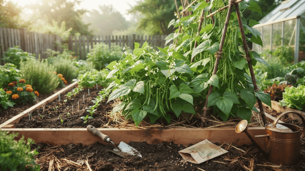 how to plant green beans in your home garden