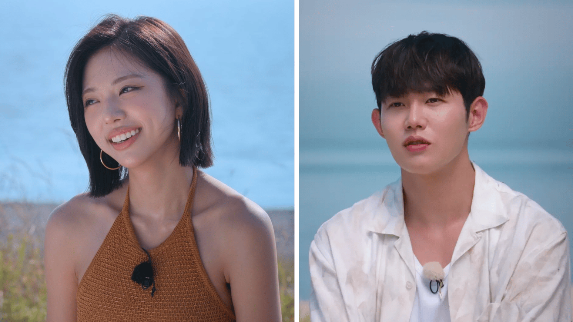 kim go-eun and woo sung-min during a scene from singles inferno season 5