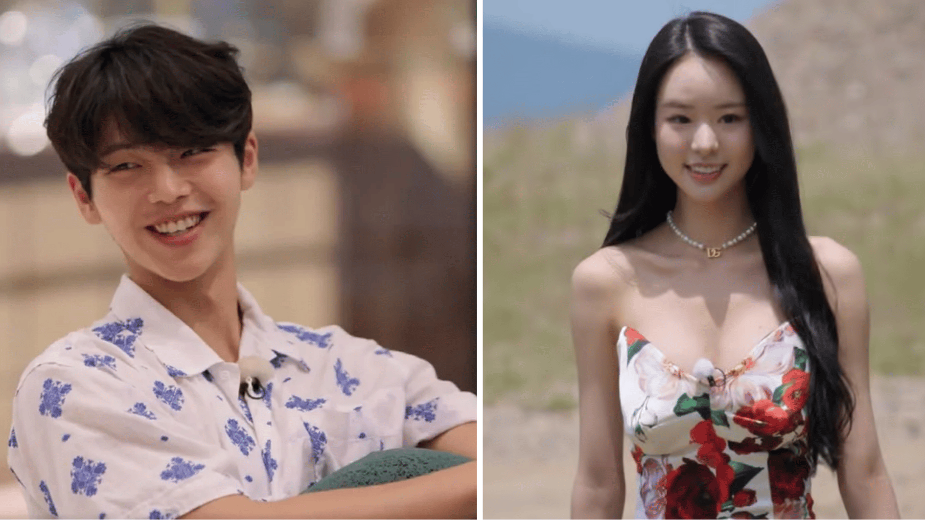 lim su-been and park hee-sun sharing a memorable moment in singles inferno season 5