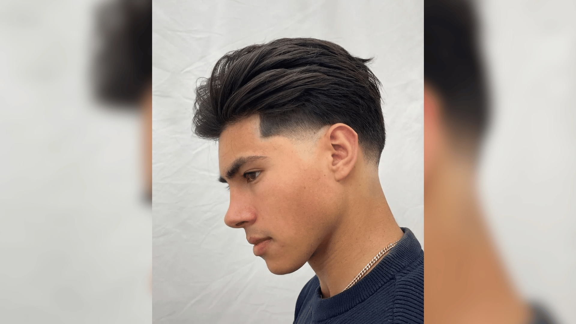 slick back from the sides