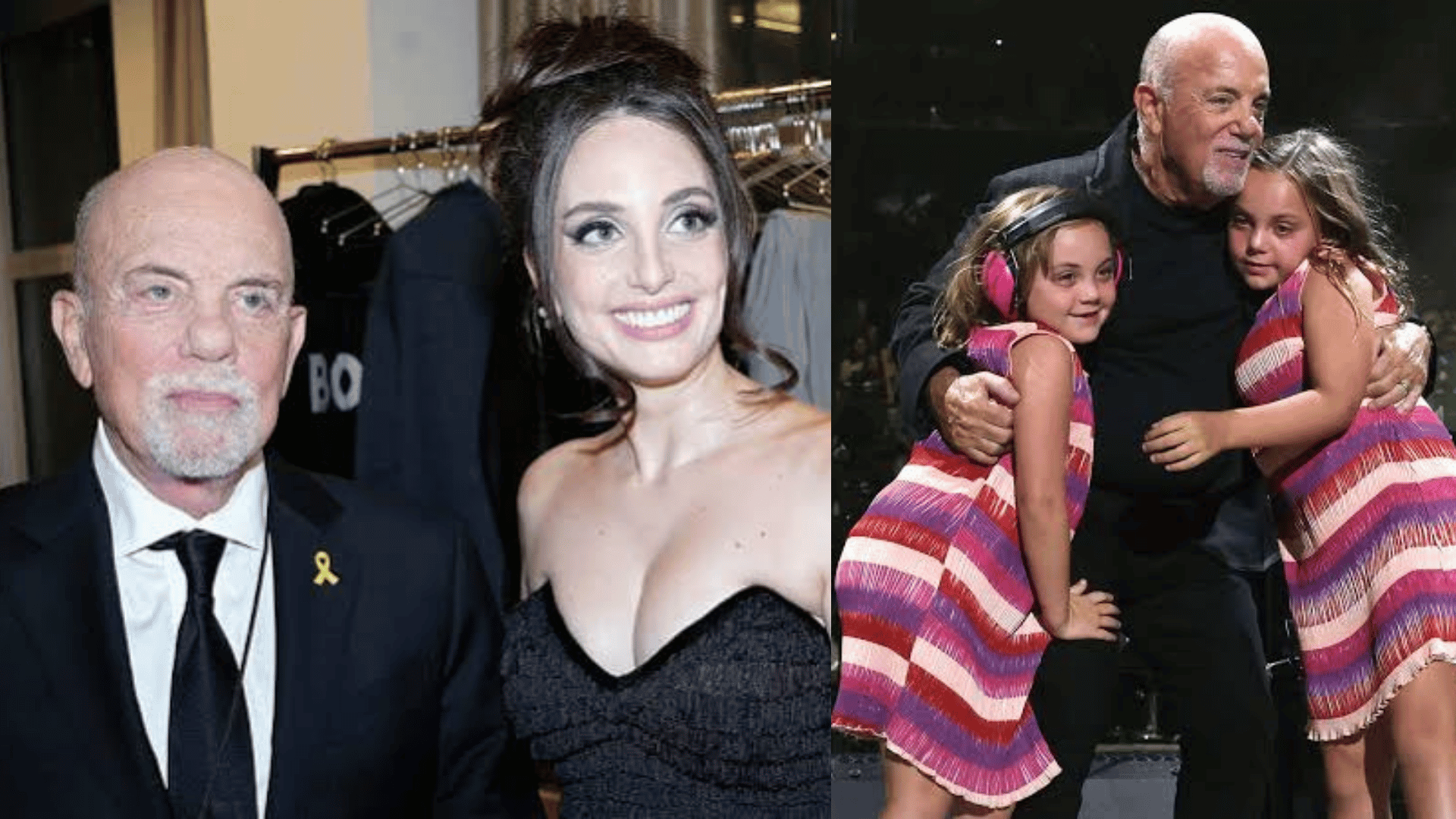 billy joel pictured with his wife and spending time with his two children