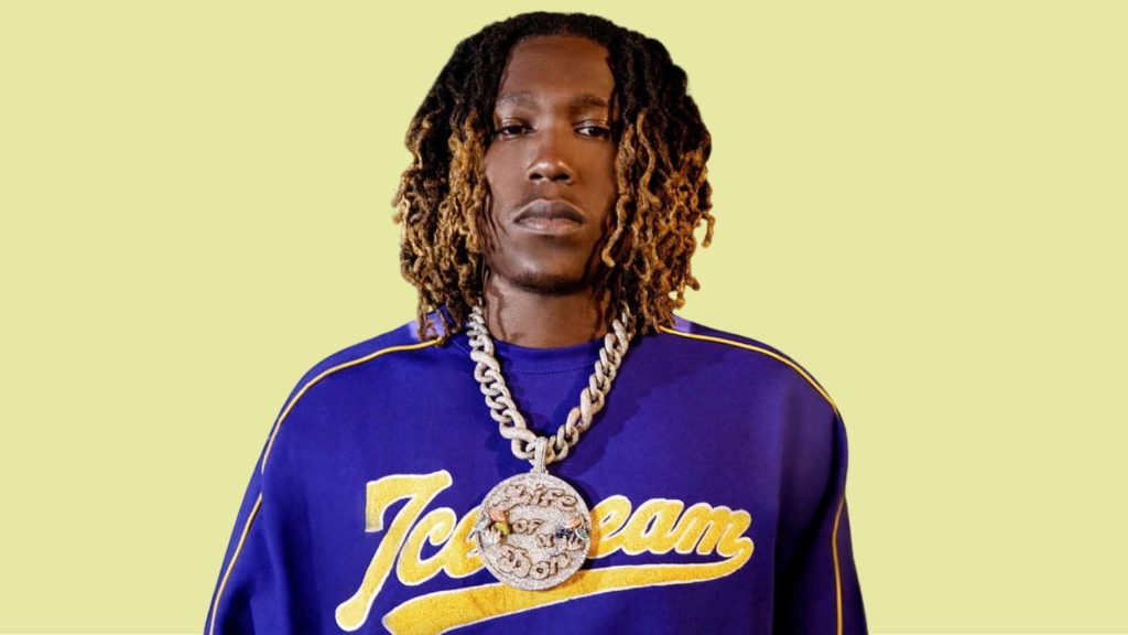don toliver's image in violet jersey with a plain background