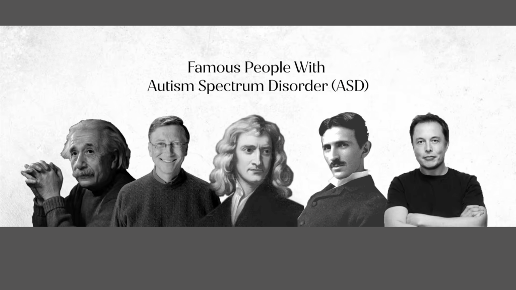 famous personalities with autism like nikola tesla, einstein etc